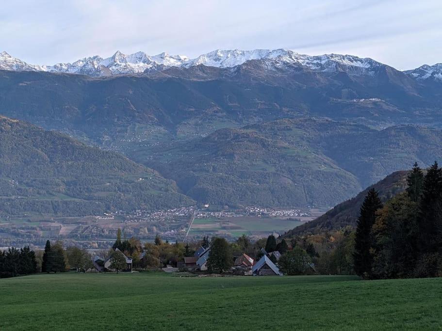 Maison Familiale En Montagne Avec Vue Merveilleuse Sur Le Massif De Belledonne Saint-Bernard  Zewnętrze zdjęcie