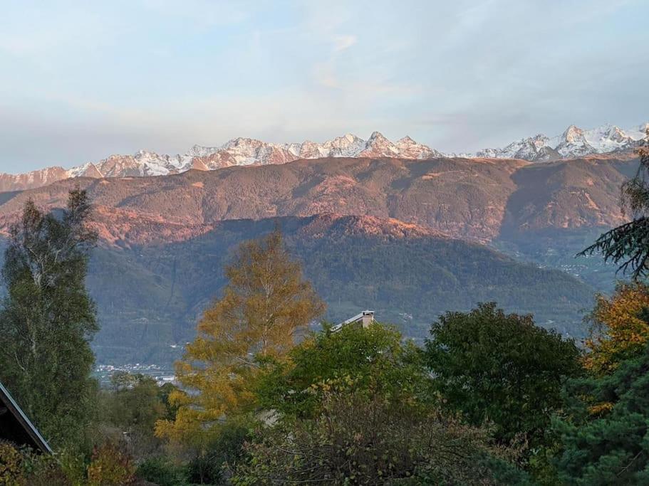 Maison Familiale En Montagne Avec Vue Merveilleuse Sur Le Massif De Belledonne Saint-Bernard  Zewnętrze zdjęcie