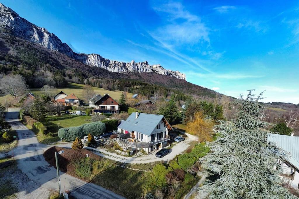Maison Familiale En Montagne Avec Vue Merveilleuse Sur Le Massif De Belledonne Saint-Bernard  Zewnętrze zdjęcie