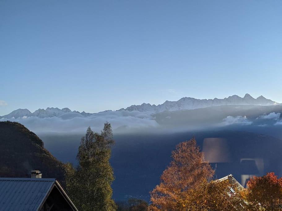 Maison Familiale En Montagne Avec Vue Merveilleuse Sur Le Massif De Belledonne Saint-Bernard  Zewnętrze zdjęcie