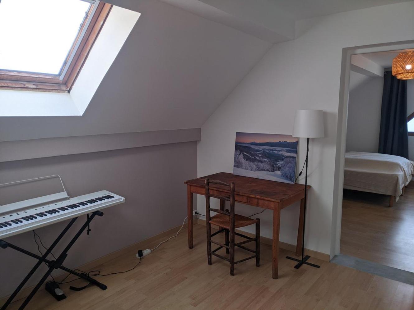 Maison Familiale En Montagne Avec Vue Merveilleuse Sur Le Massif De Belledonne Saint-Bernard  Zewnętrze zdjęcie